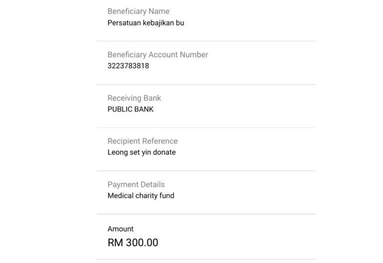 RDE Puchong Cash Donation