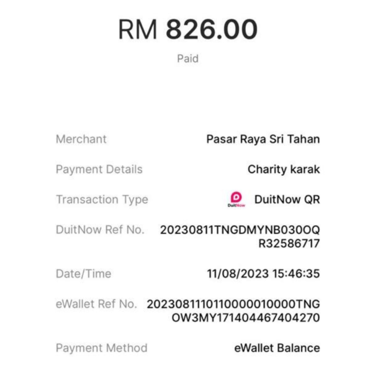 RDE Puchong Cash Donation