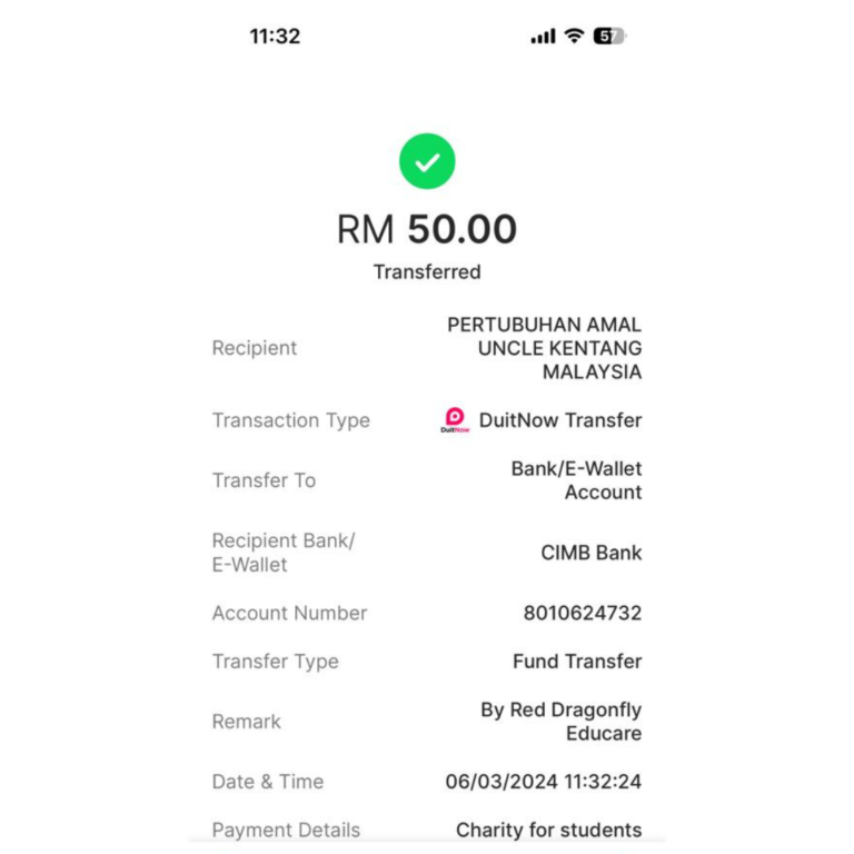 RDE Puchong Cash Donation